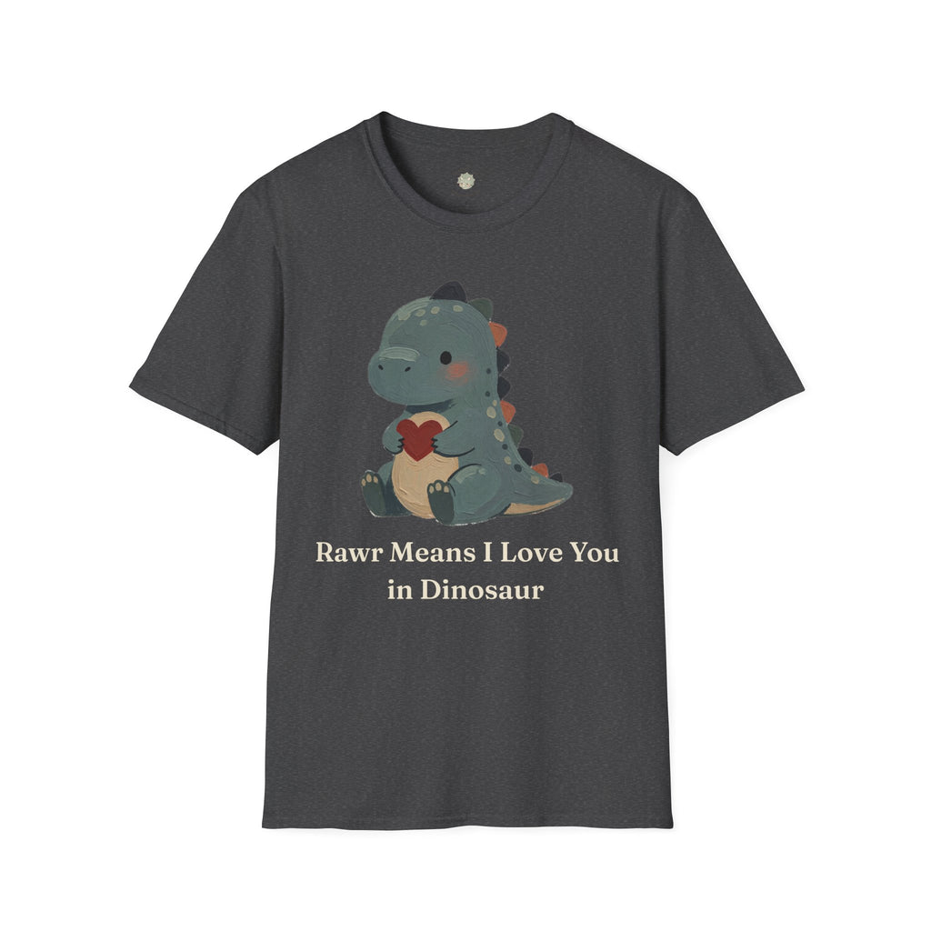 Rawr Means I Love You T-Shirt — Cute Dinosaur Love Graphic Tee