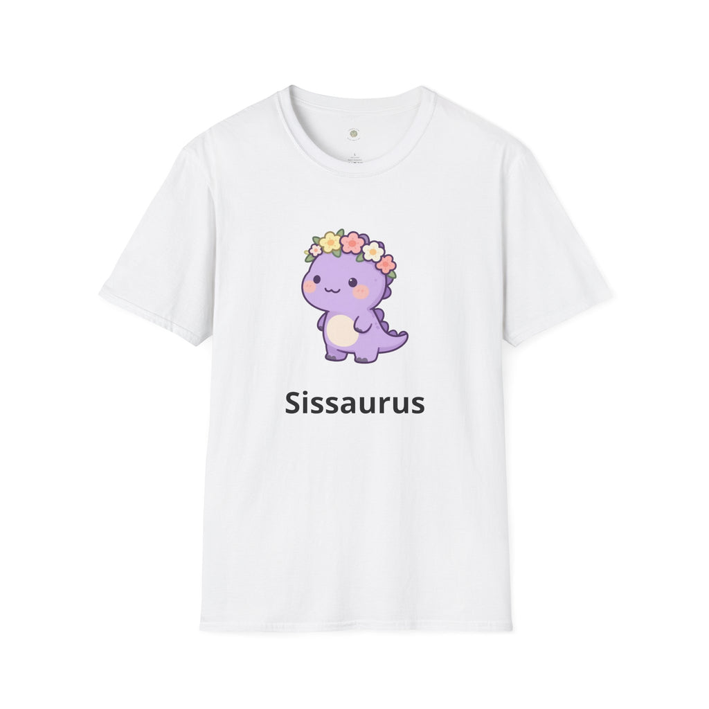 Personalized Big Sister Dinosaur T-Shirt — Custom Name Tee