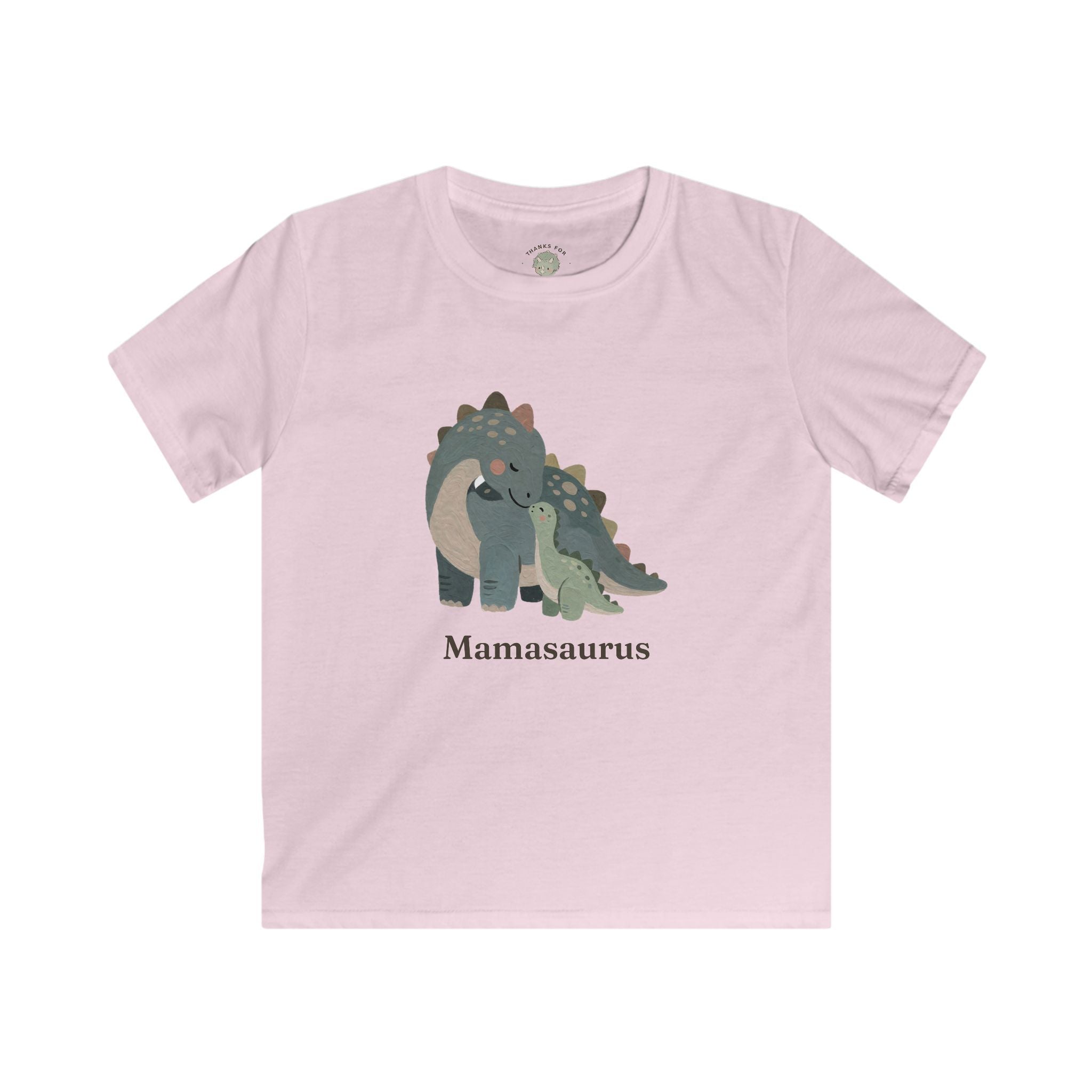 Kids Mamasaurus T-Shirt — Cute Dinosaur Mom Mother's Day Graphic Tee