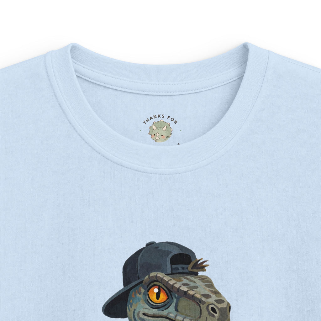 Kids Velocirapper T-Shirt — Funny Rapper Raptor Dinosaur Graphic Tee