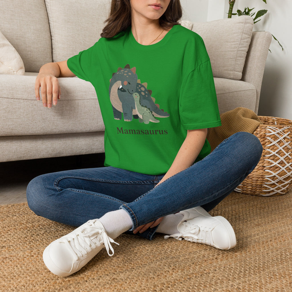 Mamasaurus T-Shirt — Cute Dinosaur Mom Mother's Day Graphic Tee
