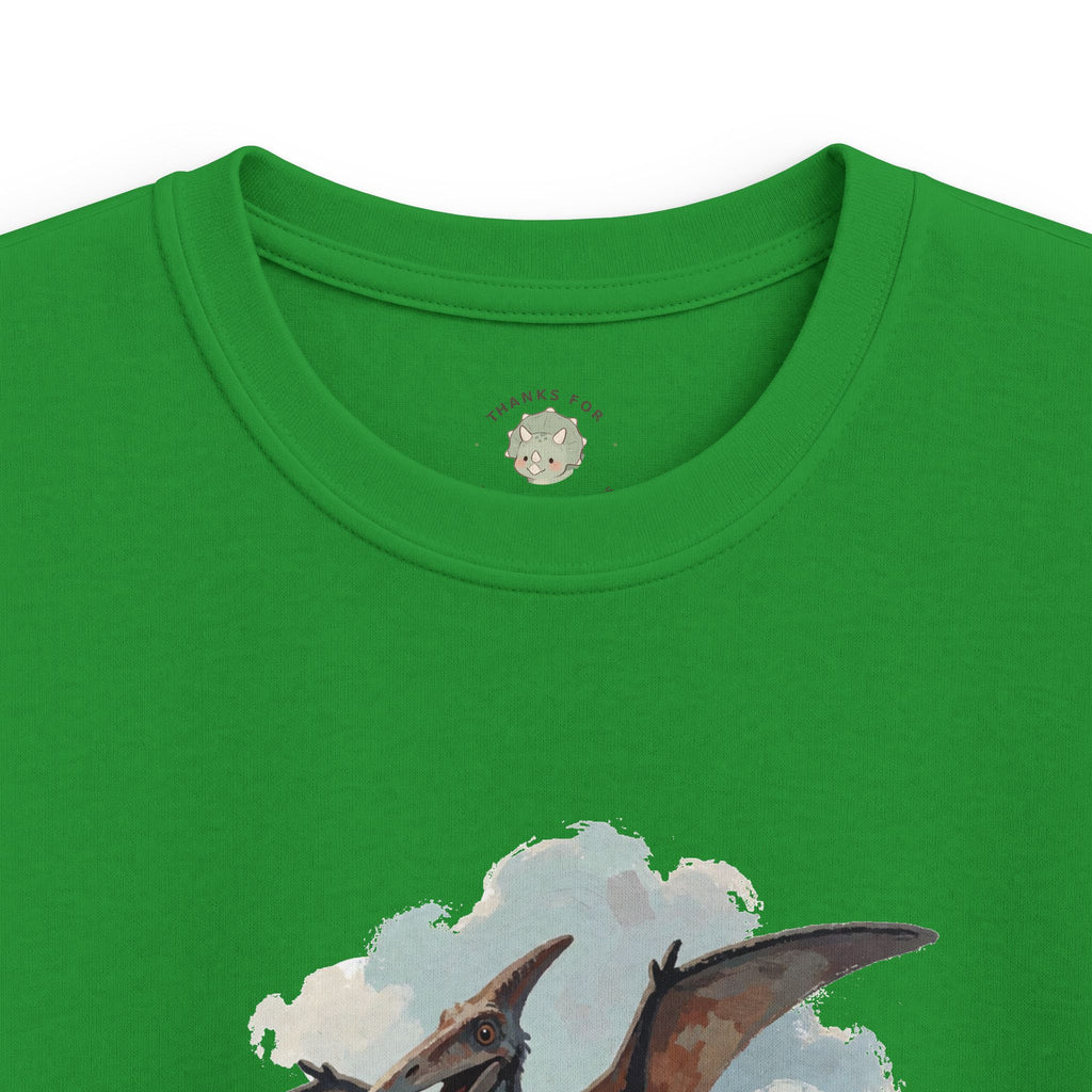 Kids Dino-Soar T-Shirt — Cute Flying Pterodactyl Pun Graphic Tee