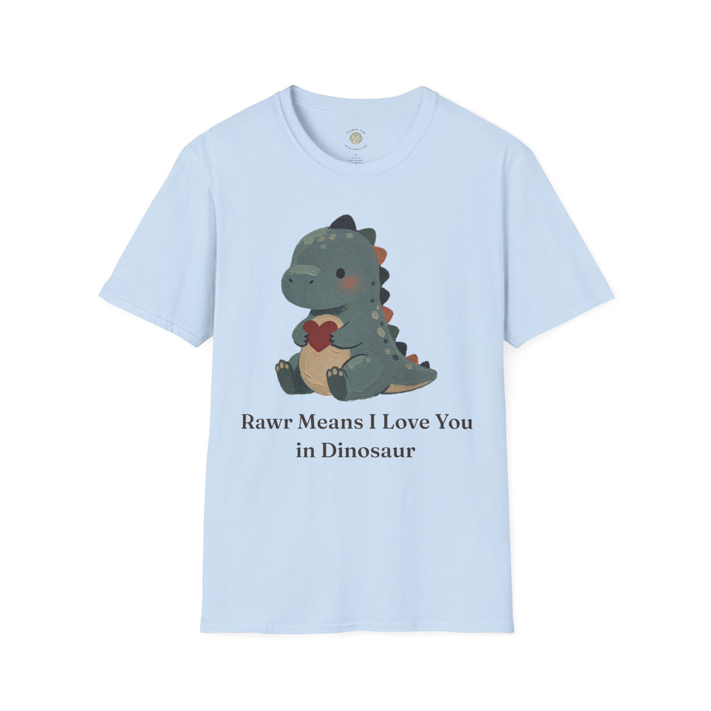 Rawr Means I Love You T-Shirt — Cute Dinosaur Love Graphic Tee