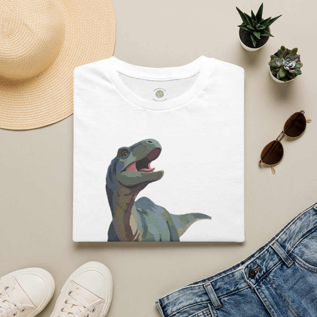 Prehysterical T-Shirt — Funny Laughing Dinosaur Pun Graphic Tee