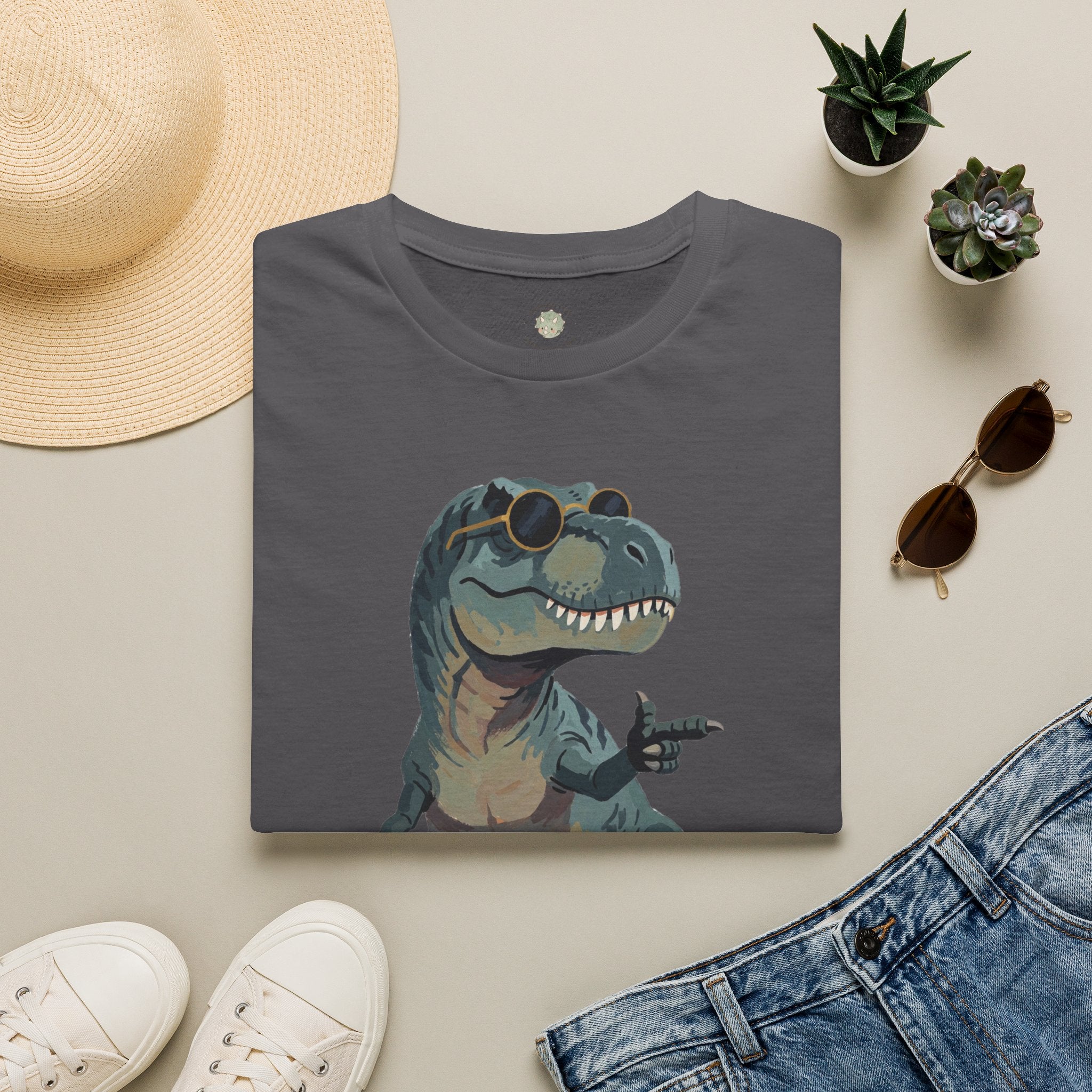 Big Dino Energy T-Shirt — Funny Confident Cool Dinosaur Graphic Tee