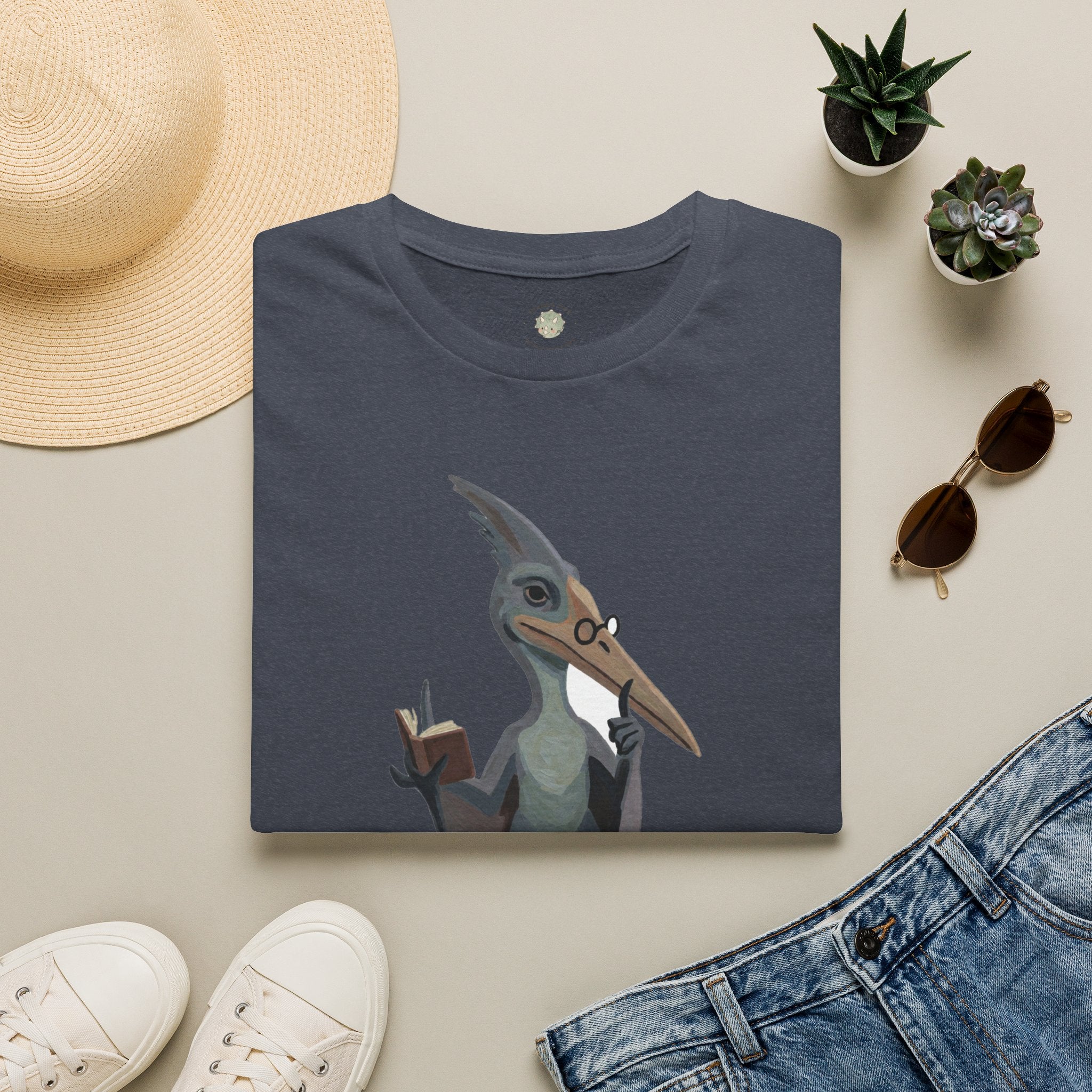 The Silent P T-Shirt — Funny Pterodactyl Grammar Pun Graphic Tee