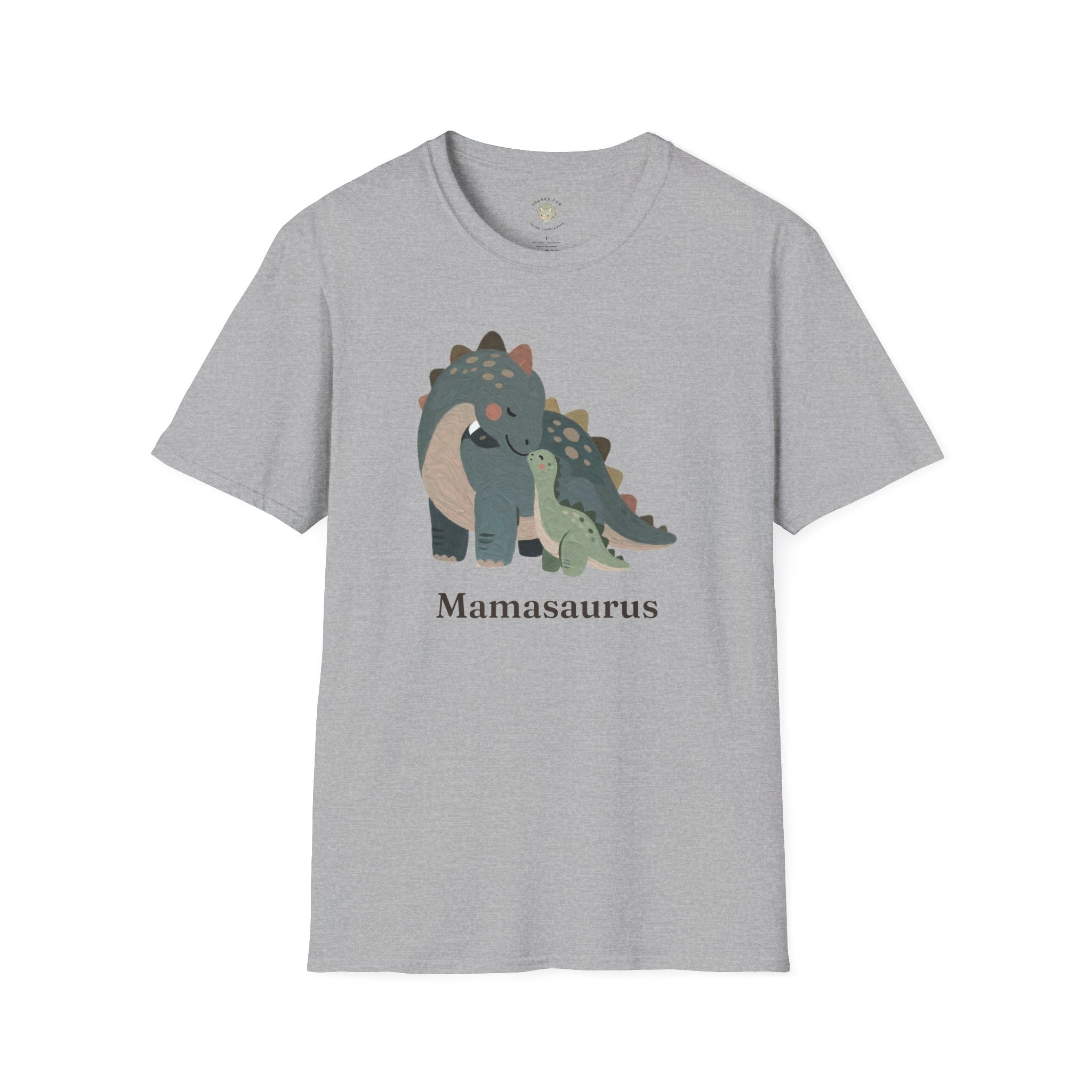 Mamasaurus T-Shirt — Cute Dinosaur Mom Mother's Day Graphic Tee