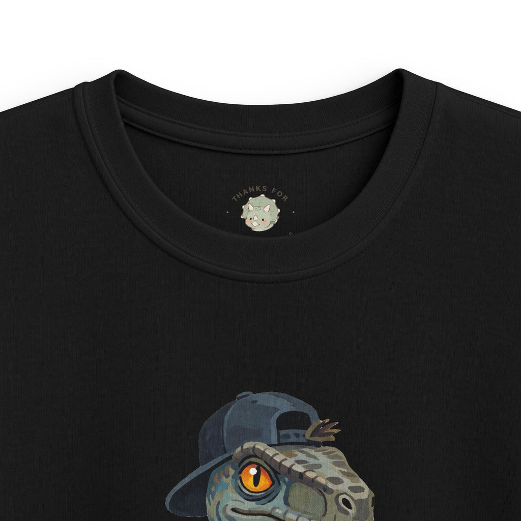 Kids Velocirapper T-Shirt — Funny Rapper Raptor Dinosaur Graphic Tee