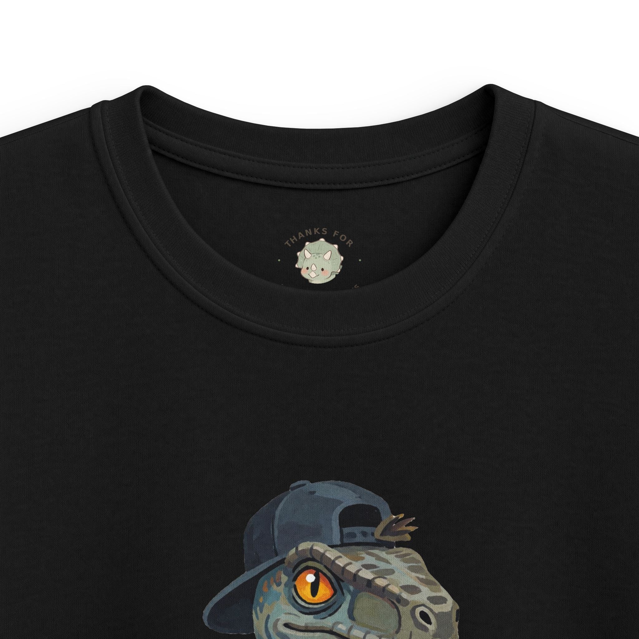 Kids Velocirapper T-Shirt — Funny Rapper Raptor Dinosaur Graphic Tee
