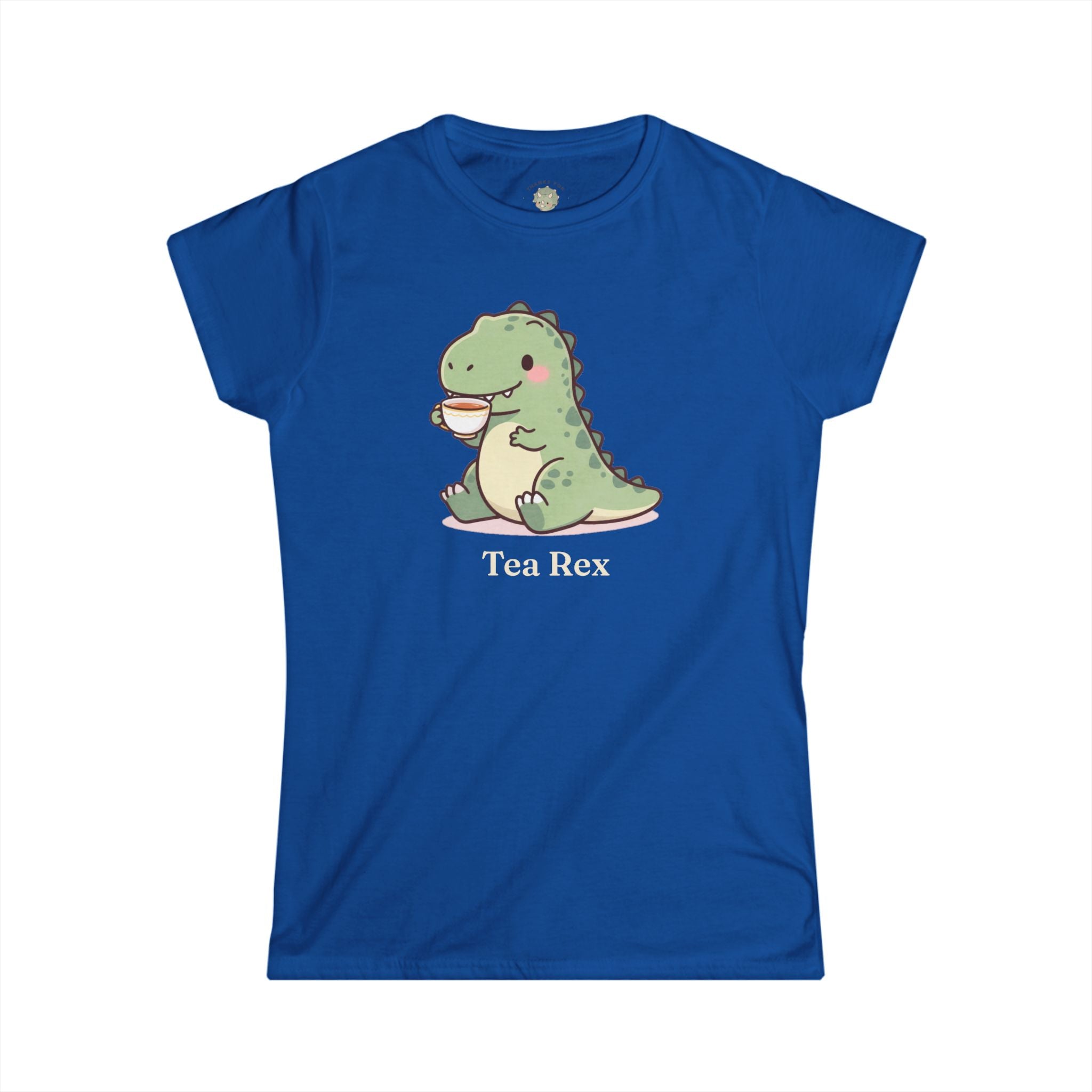 Women's Tea Rex T-Shirt — Cute Dinosaur Tea Lover Graphic Tee