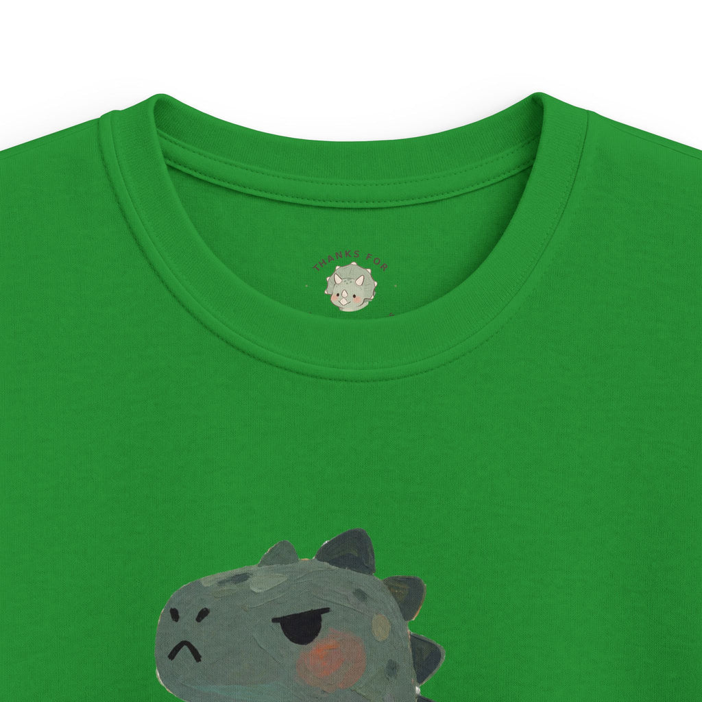 Kids Hangry-Saurus T-Shirt — Funny Hungry Grumpy Dinosaur Graphic Tee