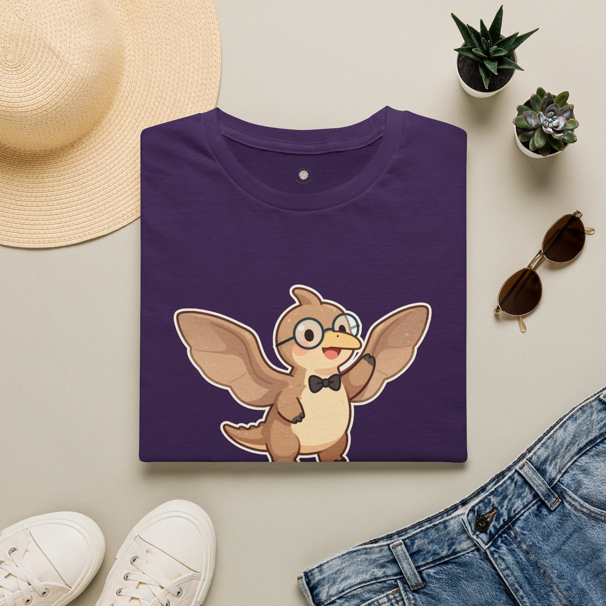 Ptero-Factyl T-Shirt — Funny Fun Facts Pterodactyl Dinosaur Graphic Tee