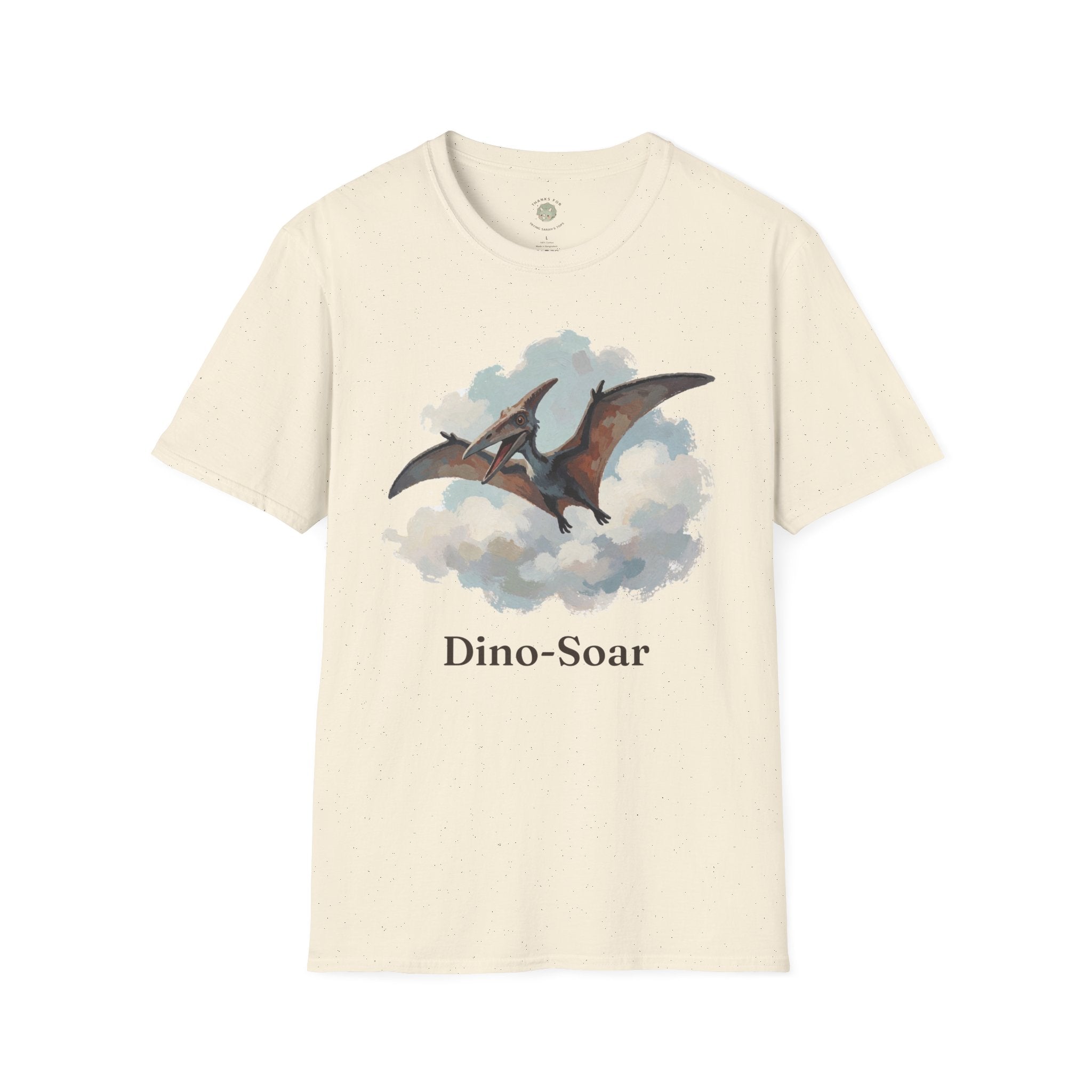 Dino-Soar T-Shirt — Cute Flying Pterodactyl Pun Graphic Tee