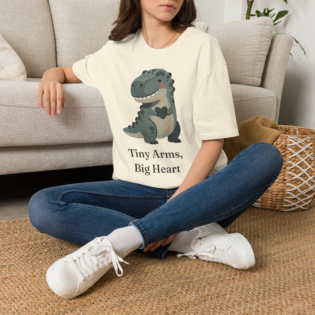Tiny Arms, Big Heart T-Shirt — Cute Sweet T-Rex Love Graphic Tee