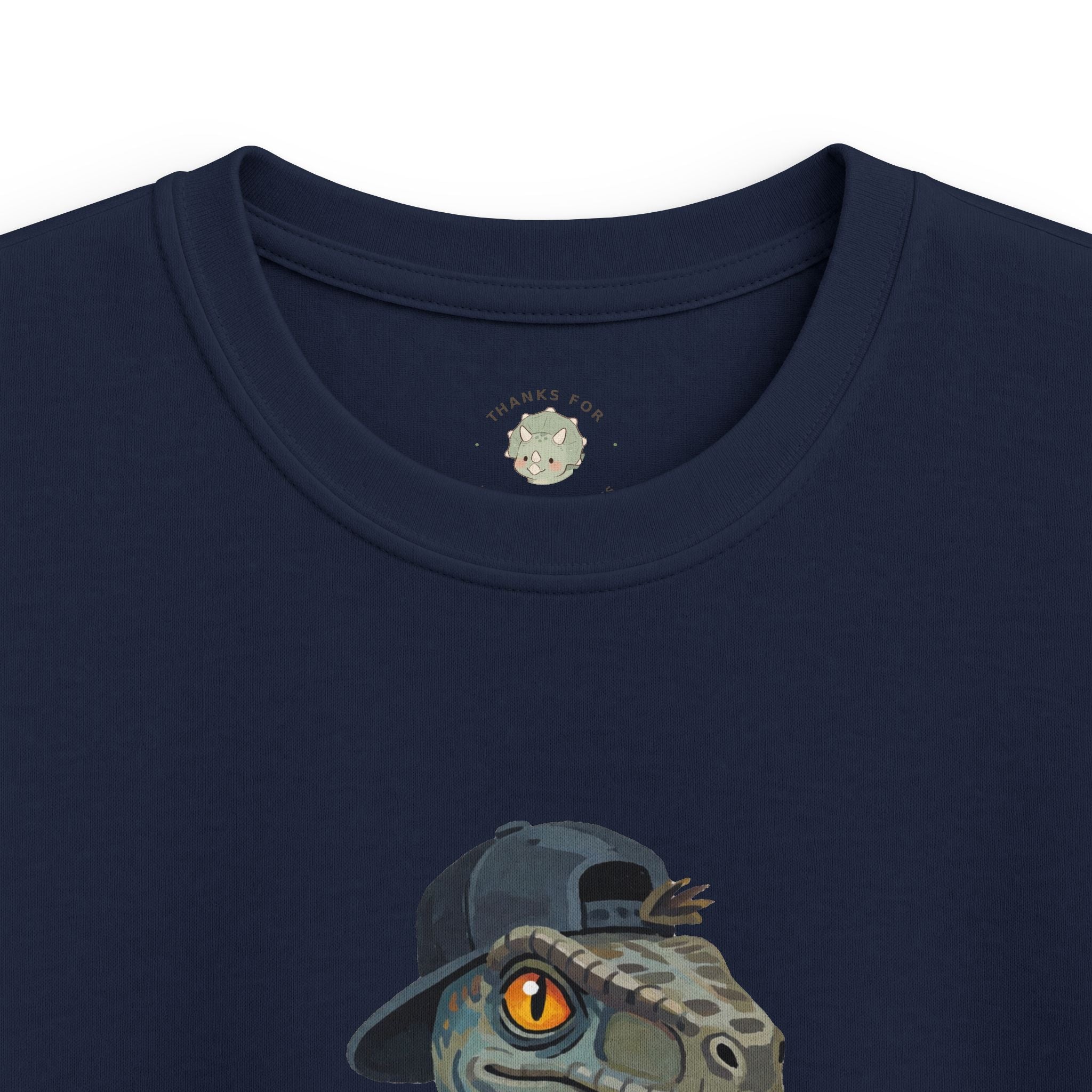 Kids Velocirapper T-Shirt — Funny Rapper Raptor Dinosaur Graphic Tee