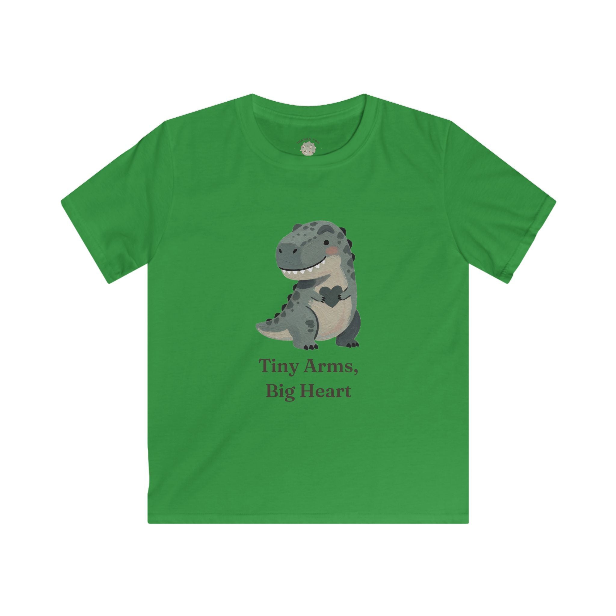 Kids Tiny Arms, Big Heart T-Shirt — Cute Sweet T-Rex Love Graphic Tee
