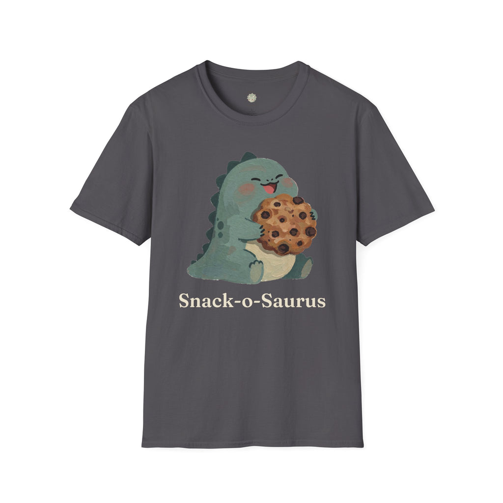 Snack-o-Saurus T-Shirt — Cute Cookie Dinosaur Snack Graphic Tee