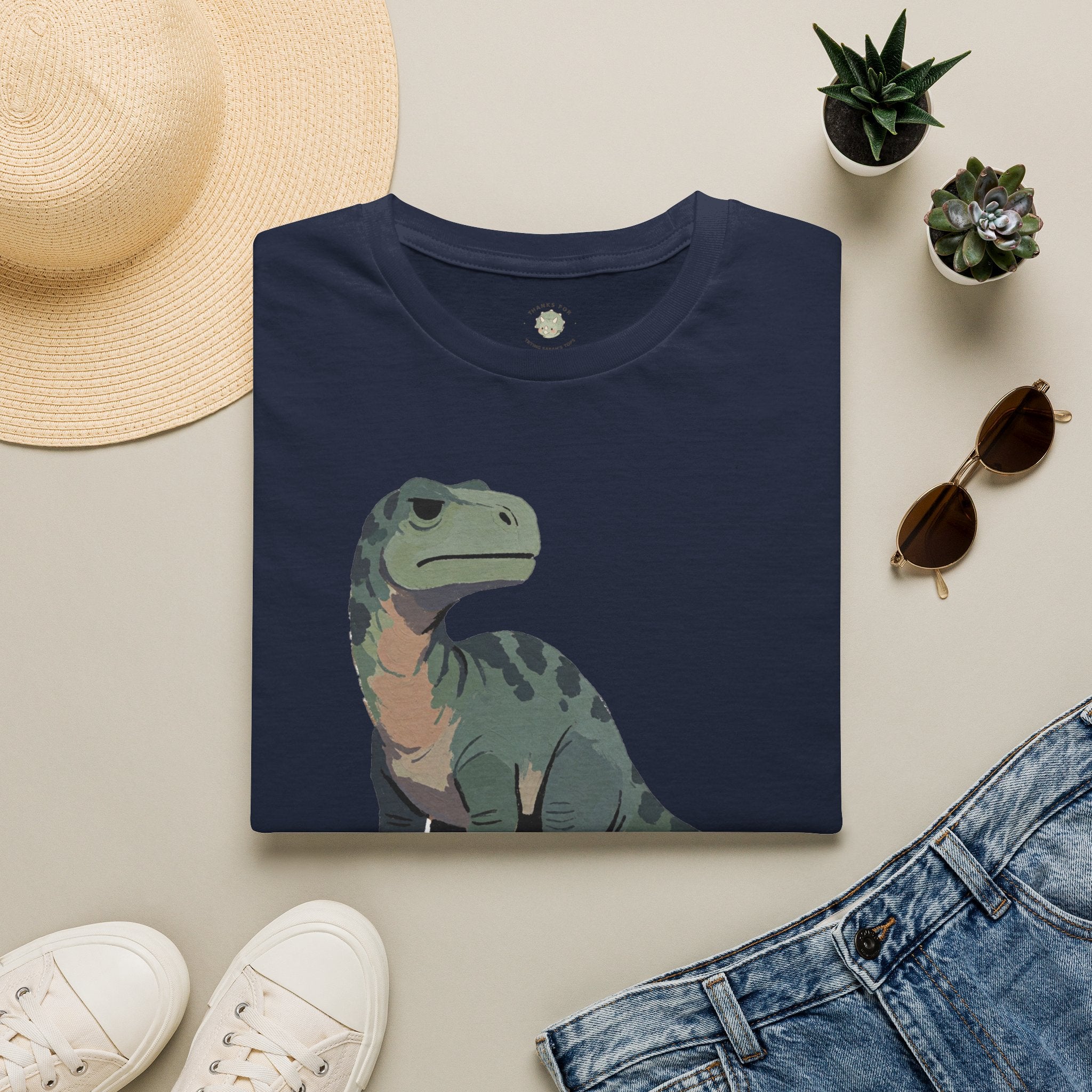 Emotionally Extinct T-Shirt — Funny Deadpan Dinosaur Graphic Tee