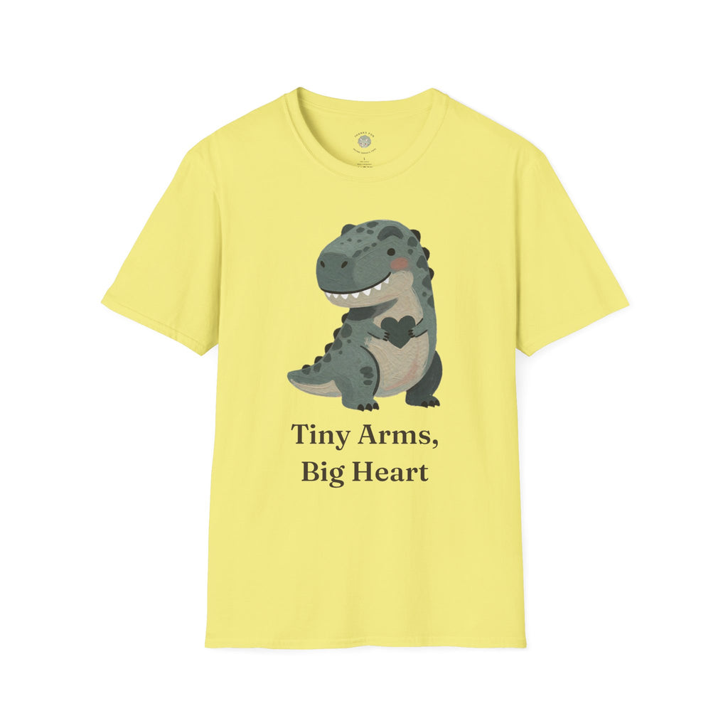 Tiny Arms, Big Heart T-Shirt — Cute Sweet T-Rex Love Graphic Tee