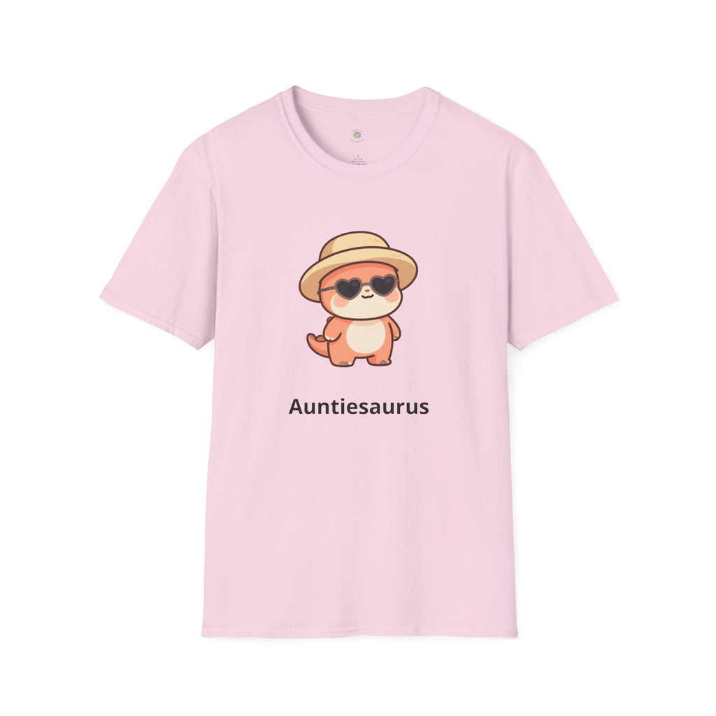 Personalized Auntie Dinosaur T-Shirt — Custom Name Gift Tee