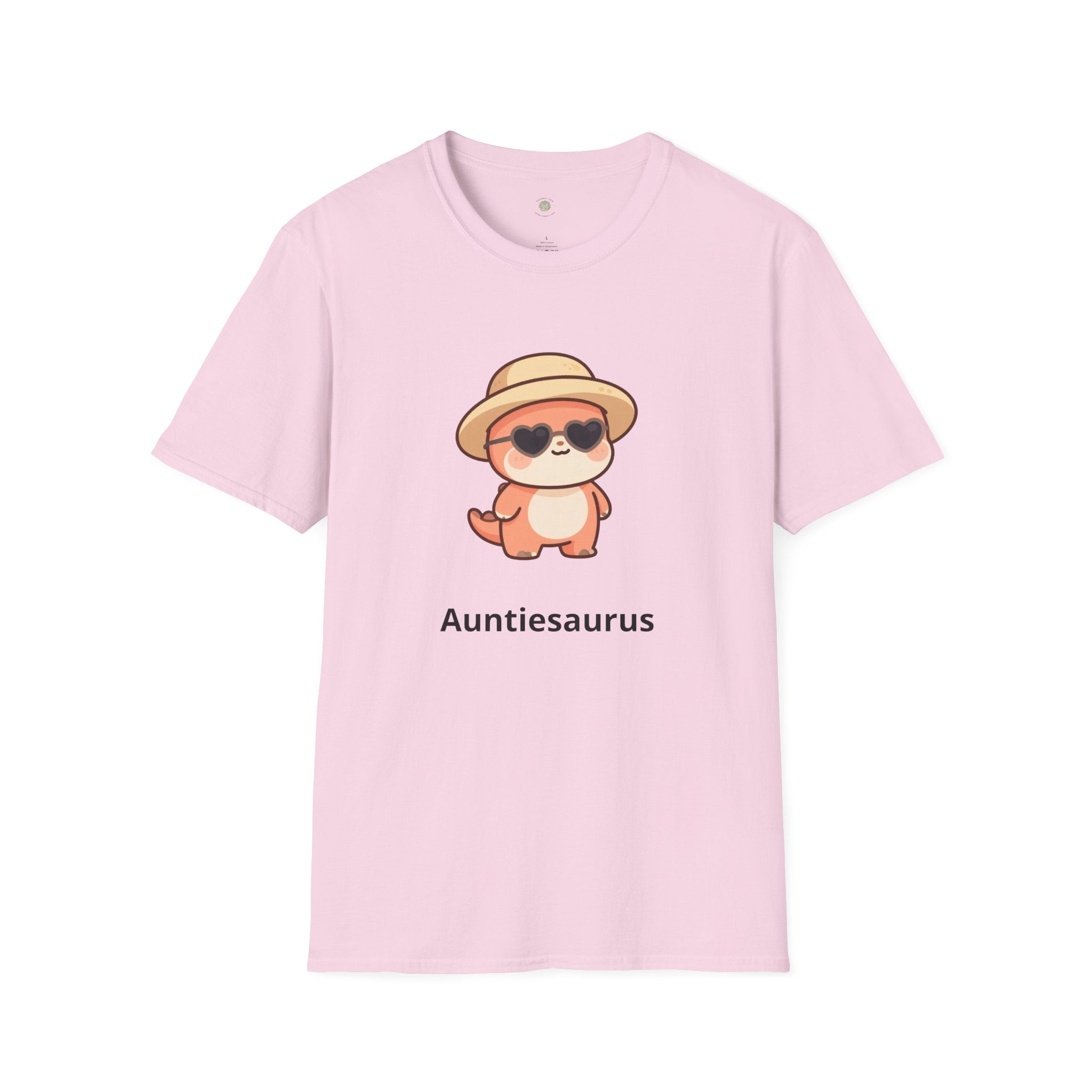 Personalized Auntie Dinosaur T-Shirt — Custom Name Gift Tee