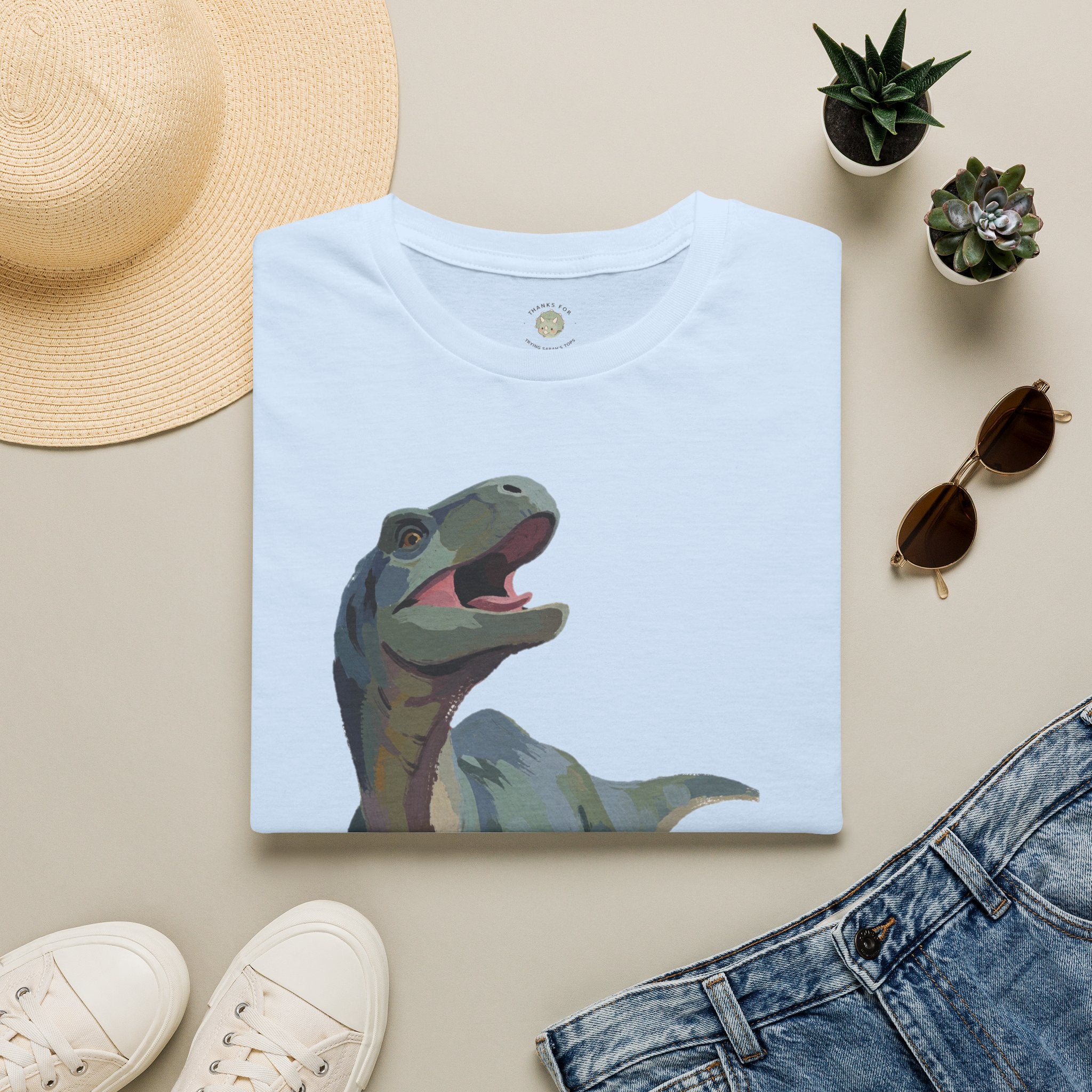 Prehysterical T-Shirt — Funny Laughing Dinosaur Pun Graphic Tee