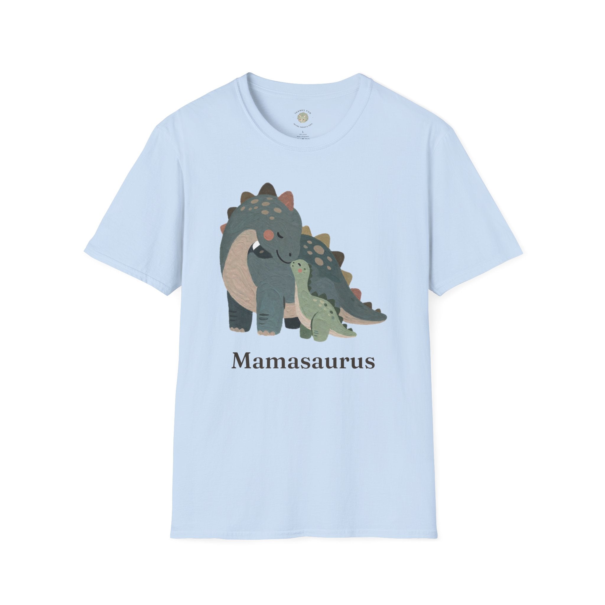 Mamasaurus T-Shirt — Cute Dinosaur Mom Mother's Day Graphic Tee