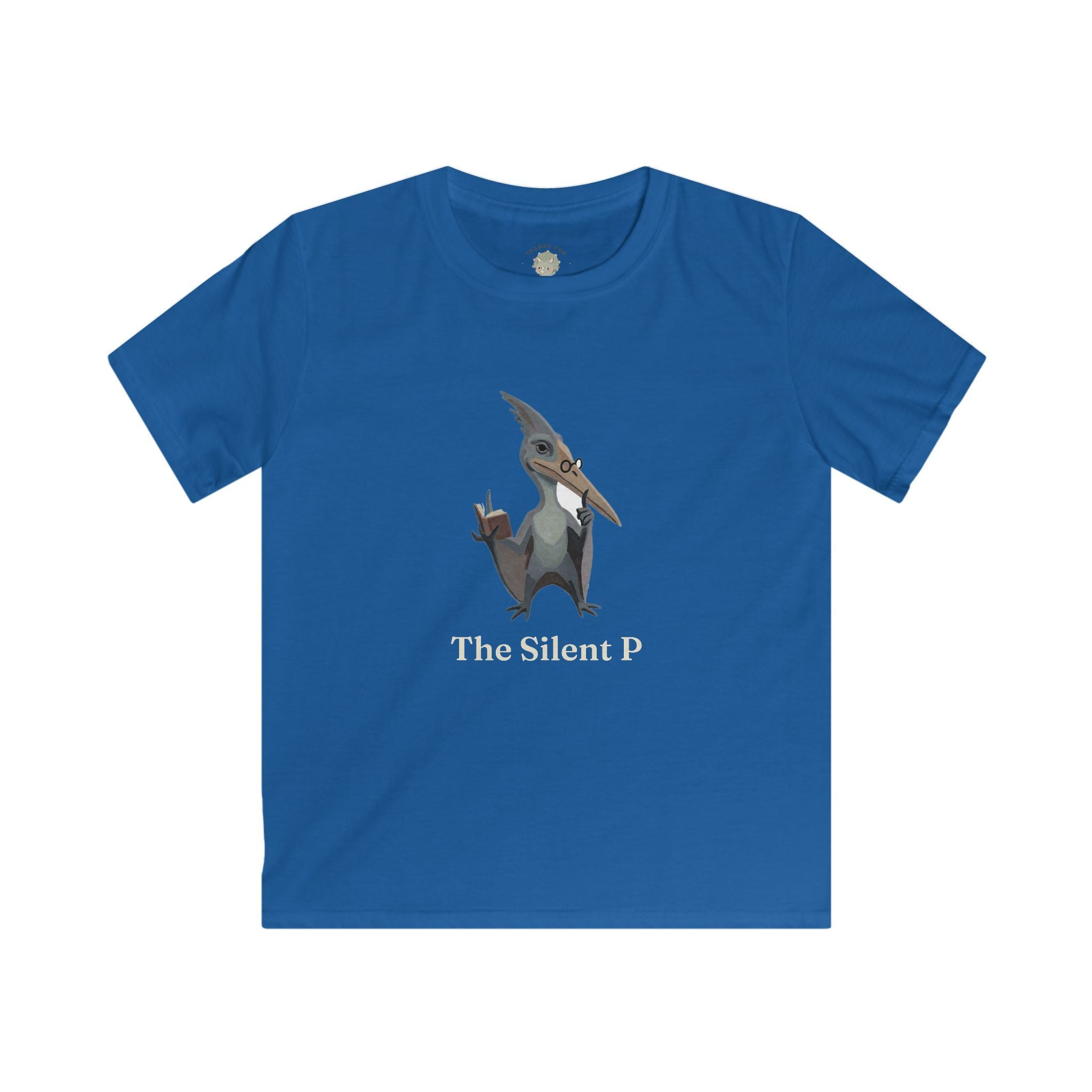 Kids The Silent P T-Shirt — Funny Pterodactyl Grammar Pun Graphic Tee