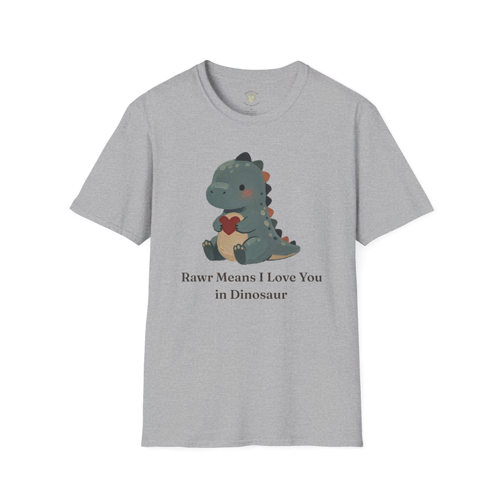 Rawr Means I Love You T-Shirt — Cute Dinosaur Love Graphic Tee
