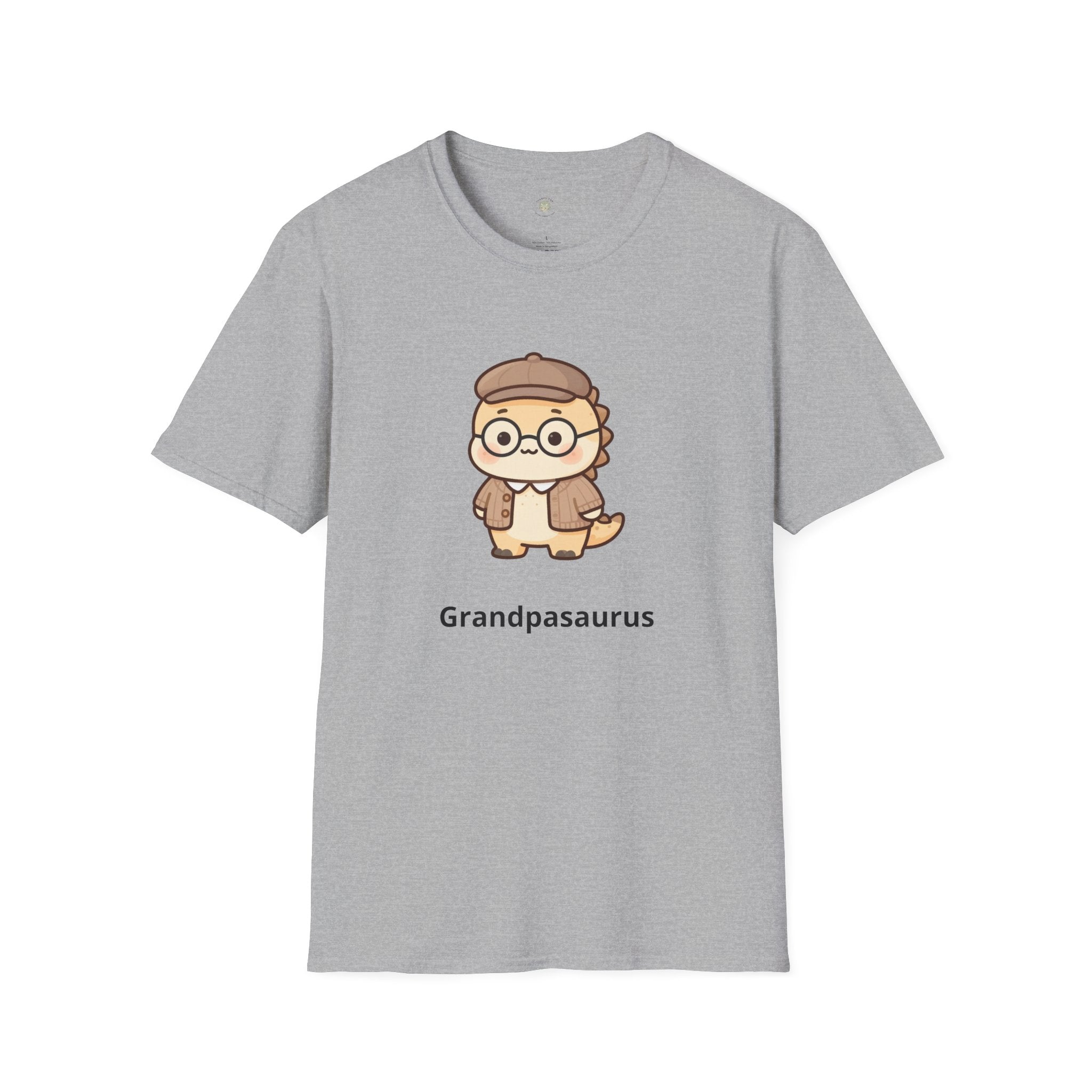 Personalized Grandpa Dinosaur T-Shirt — Custom Name Gift Tee