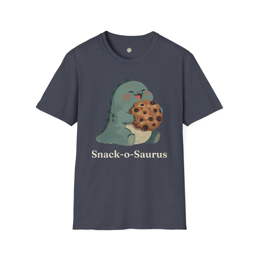 Snack-o-Saurus T-Shirt — Cute Cookie Dinosaur Snack Graphic Tee