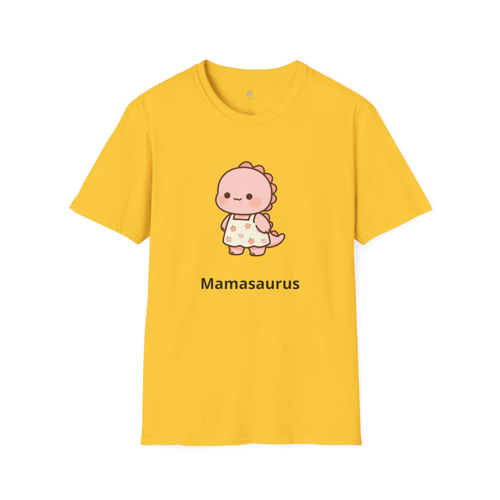 Personalized Mama Dinosaur T-Shirt — Custom Name Mom Tee