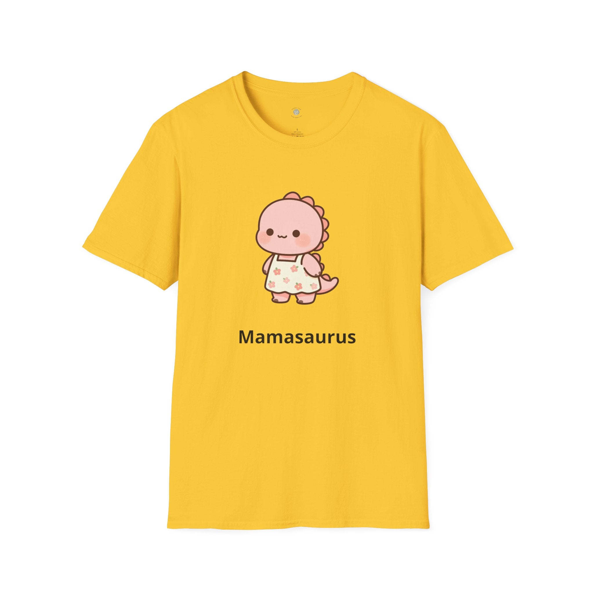 Personalized Mama Dinosaur T-Shirt — Custom Name Mom Tee
