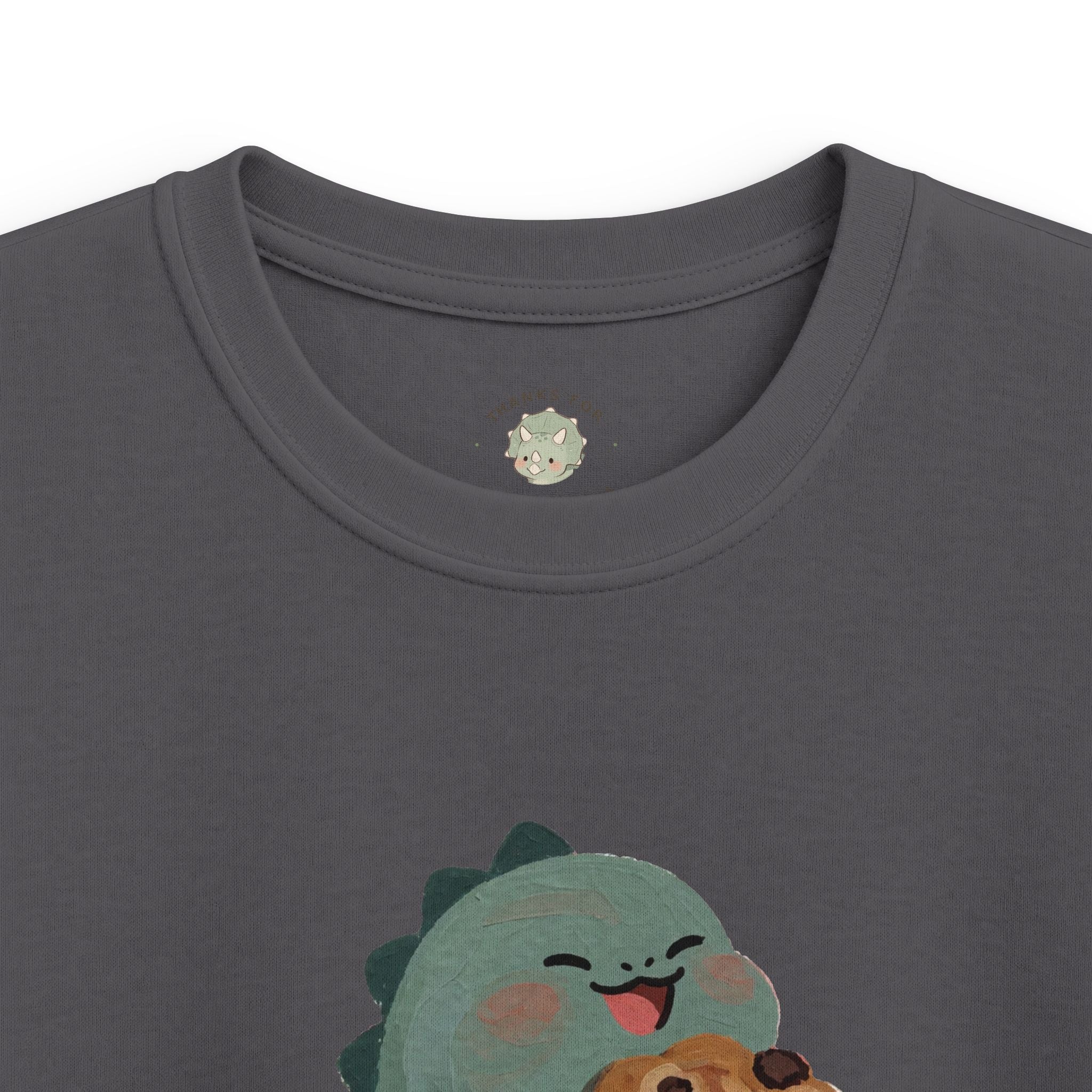 Kids Snack-o-Saurus T-Shirt — Cute Cookie Dinosaur Snack Graphic Tee