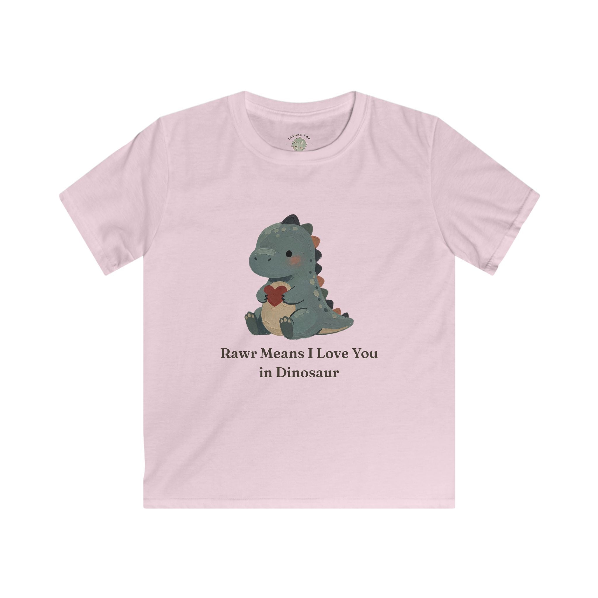 Kids Rawr Means I Love You T-Shirt — Cute Dinosaur Love Graphic Tee