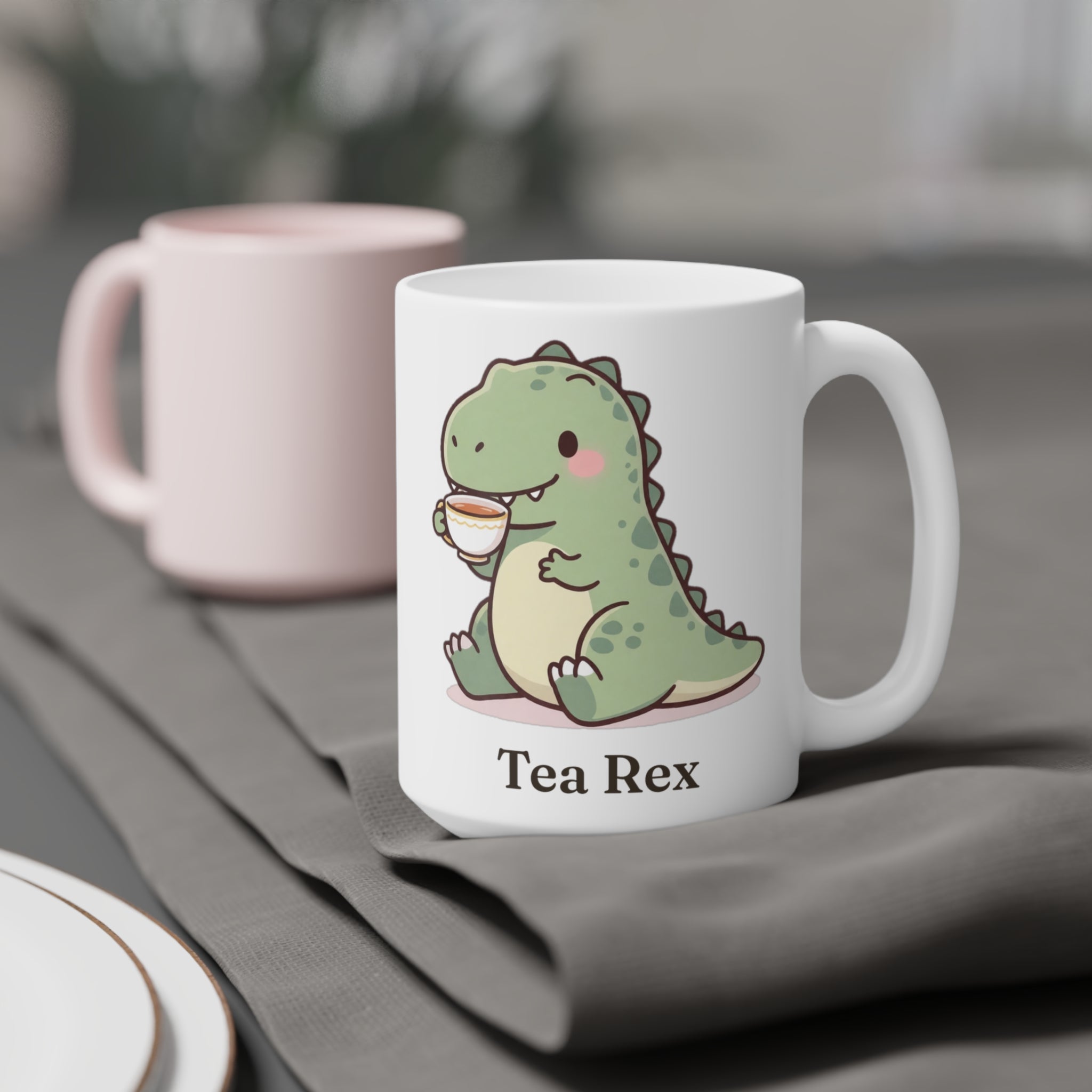 Tea Rex Mug — Cute Dinosaur Tea Lover Ceramic Mug