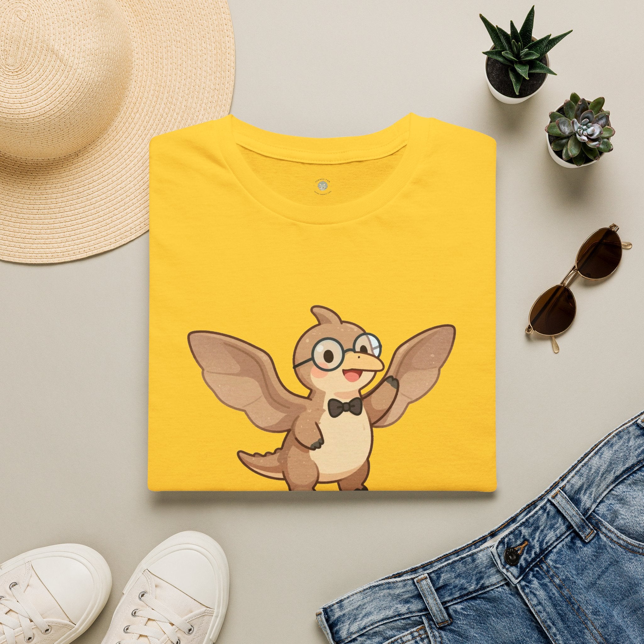 Ptero-Factyl T-Shirt — Funny Fun Facts Pterodactyl Dinosaur Graphic Tee