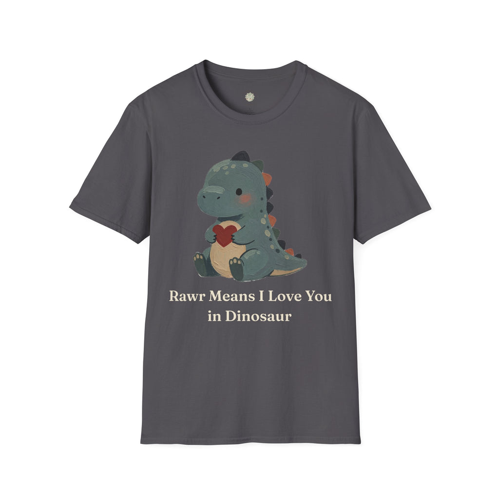 Rawr Means I Love You T-Shirt — Cute Dinosaur Love Graphic Tee