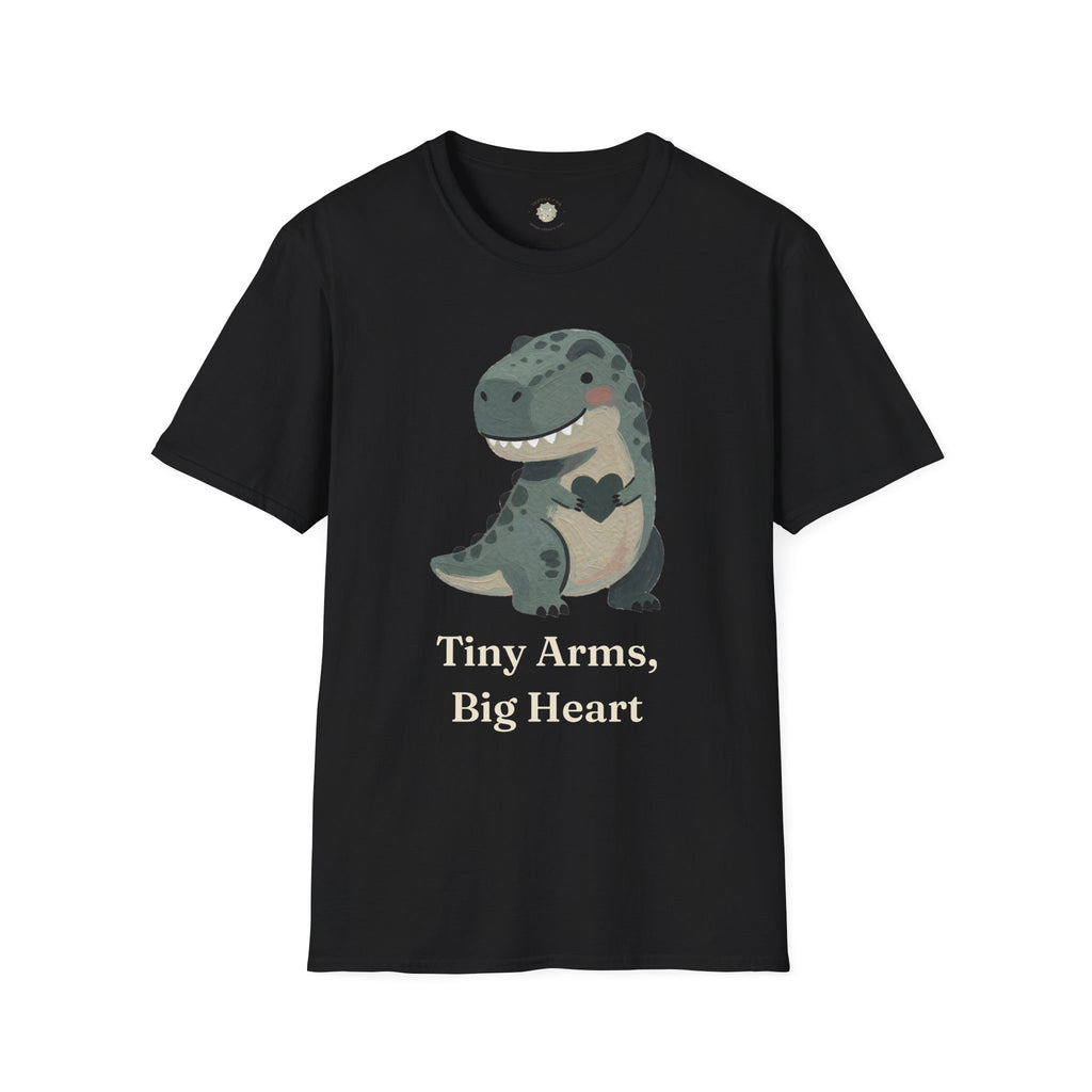 Tiny Arms, Big Heart T-Shirt — Cute Sweet T-Rex Love Graphic Tee
