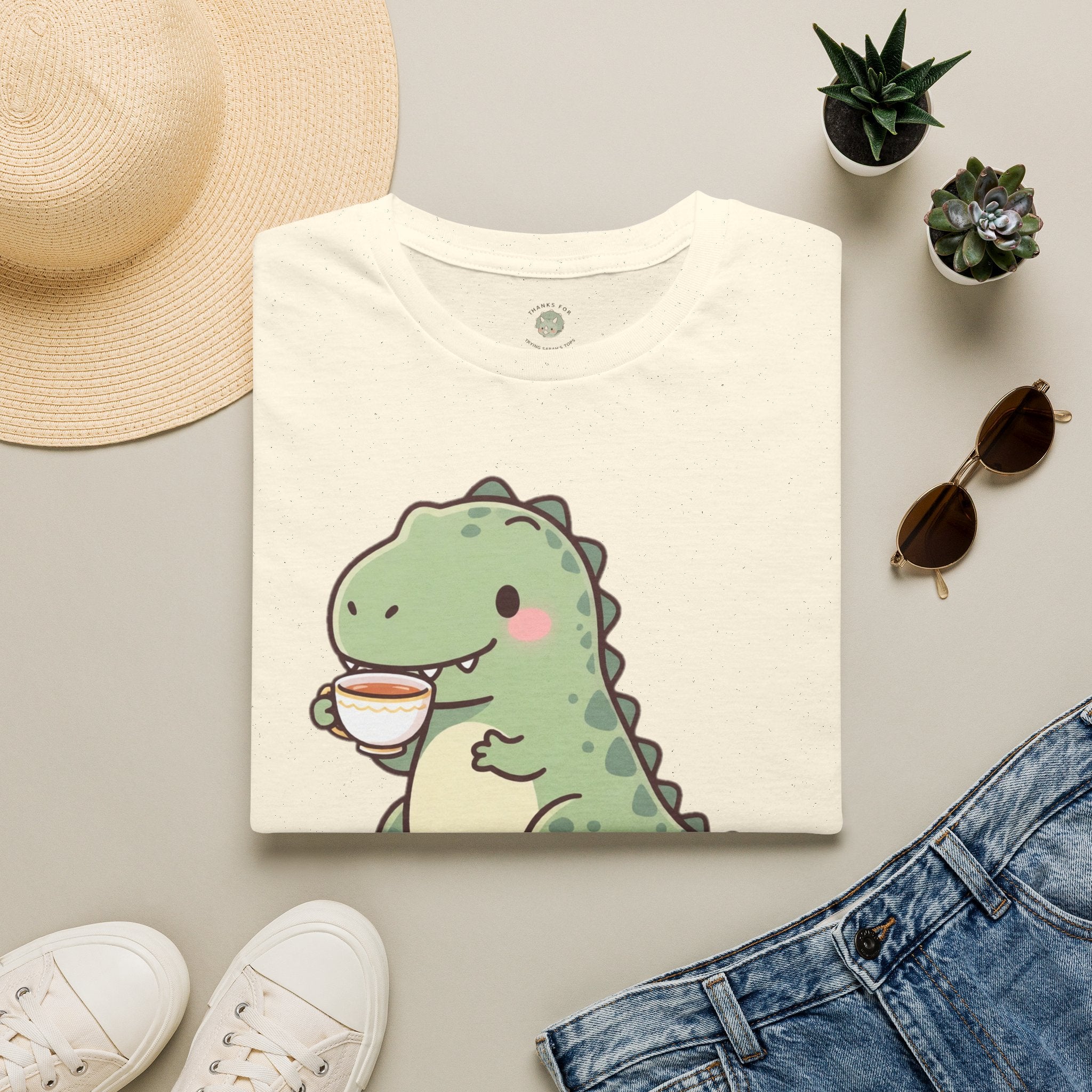 Tea Rex T-Shirt — Cute Dinosaur Tea Lover Graphic Tee