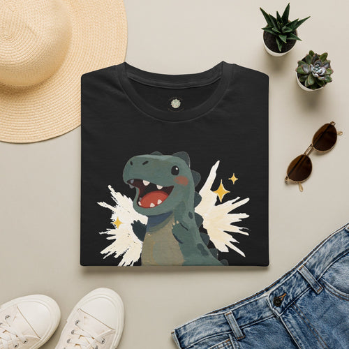 Dino-Mite T-Shirt — Cute Cheerful Dinosaur Pun Graphic Tee