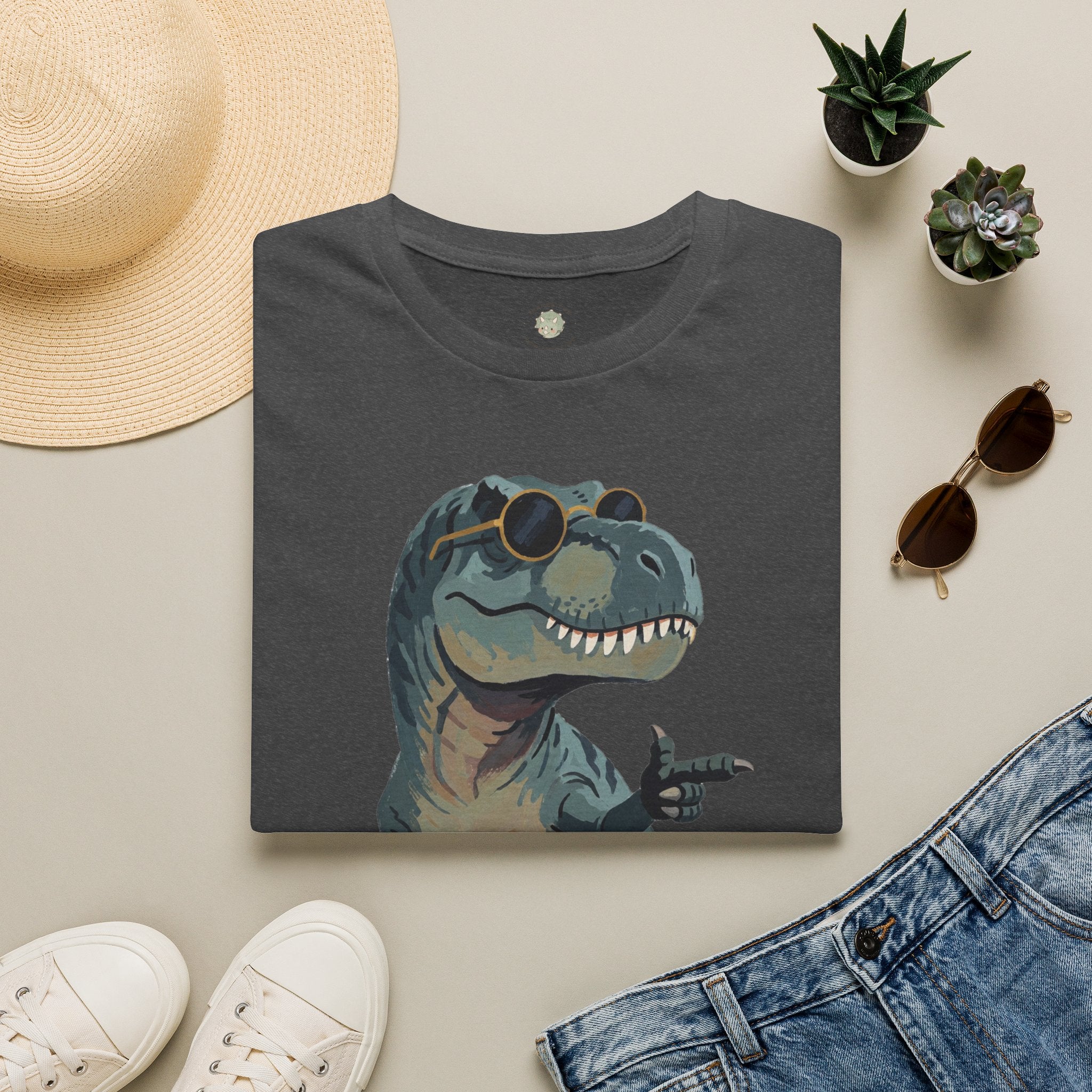 Big Dino Energy T-Shirt — Funny Confident Cool Dinosaur Graphic Tee