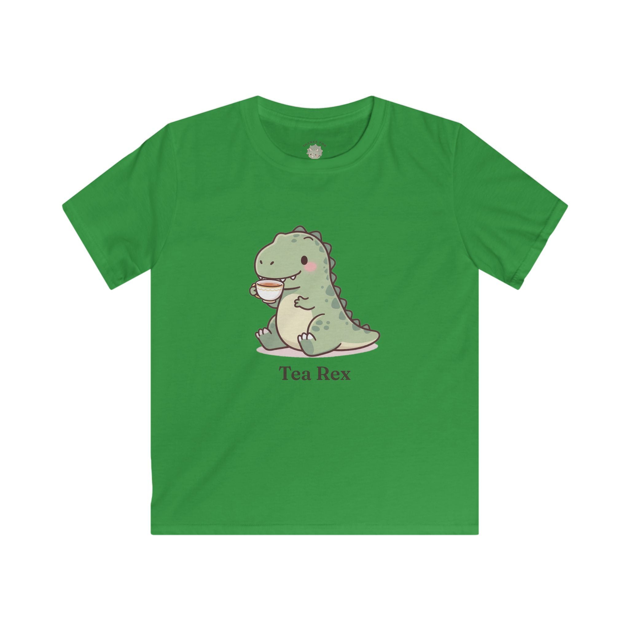 Kids Tea Rex T-Shirt — Cute Dinosaur Tea Lover Graphic Tee