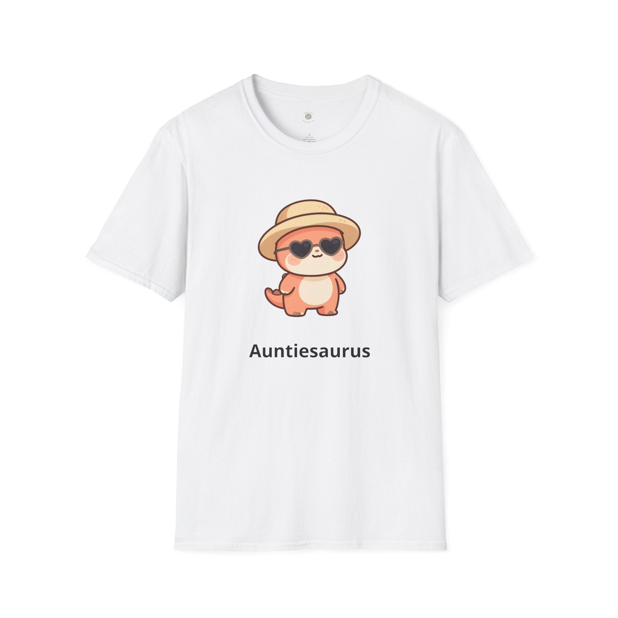 Personalized Auntie Dinosaur T-Shirt — Custom Name Gift Tee