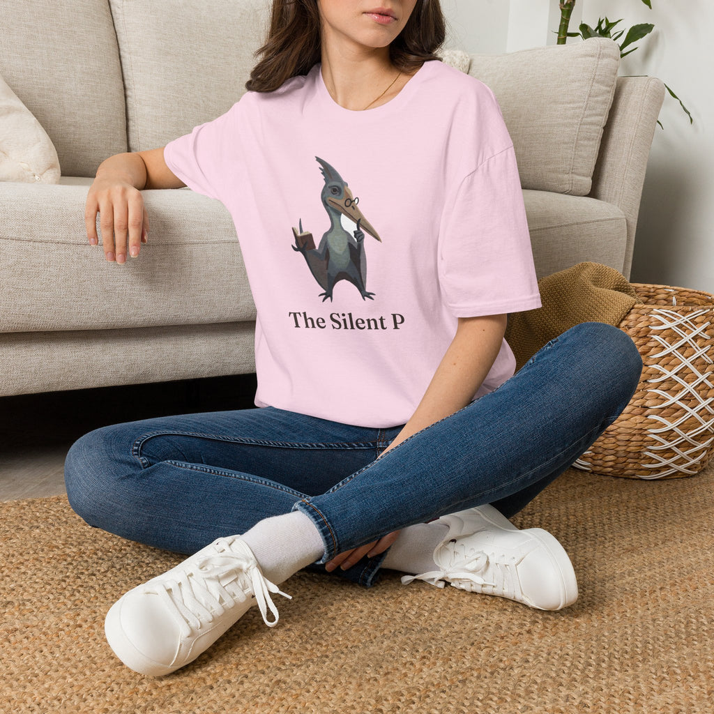 The Silent P T-Shirt — Funny Pterodactyl Grammar Pun Graphic Tee