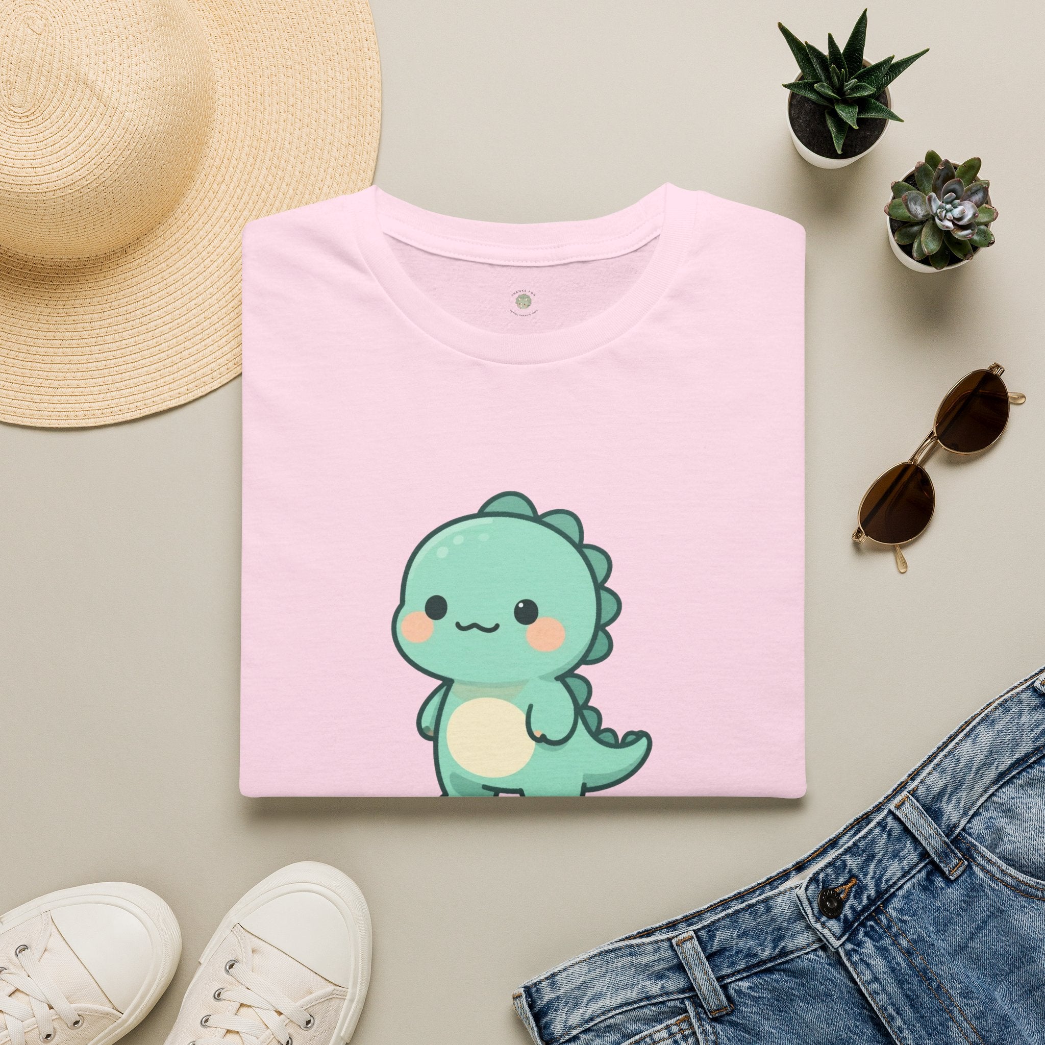 Personalized Boy Dinosaur T-Shirt — Custom Name Dino Tee