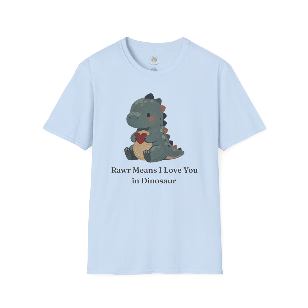 Rawr Means I Love You T-Shirt — Cute Dinosaur Love Graphic Tee