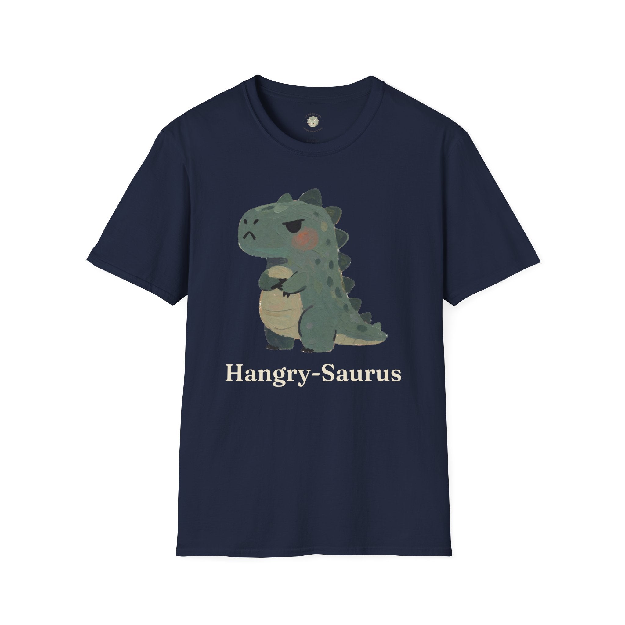 Hangry-Saurus T-Shirt — Funny Hungry Grumpy Dinosaur Graphic Tee