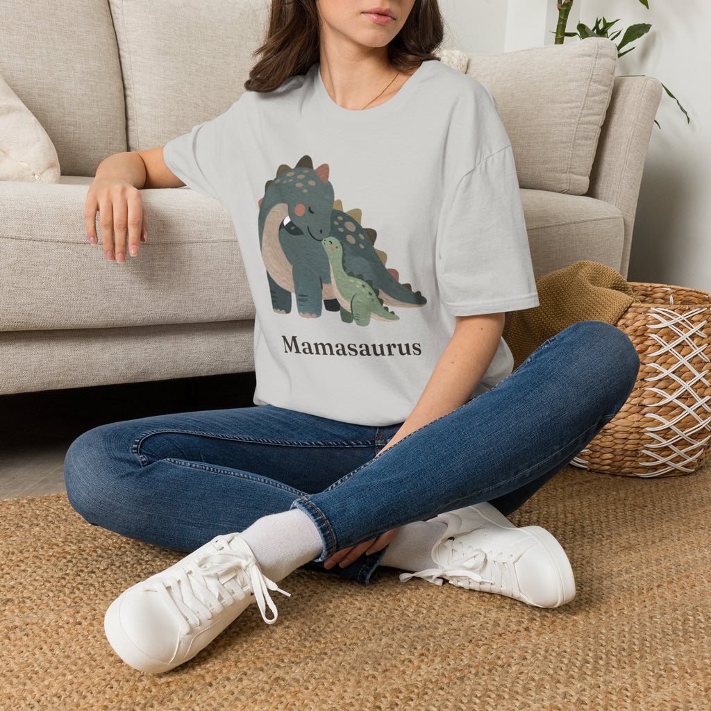 Mamasaurus T-Shirt — Cute Dinosaur Mom Mother's Day Graphic Tee