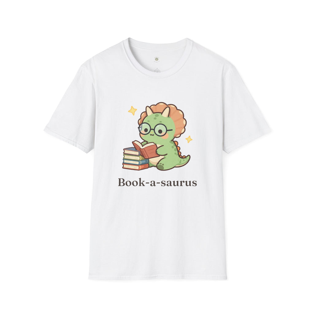 Book-a-saurus T-Shirt — Cute Reading Dinosaur Book Lover Graphic Tee